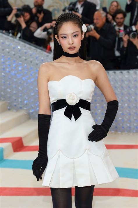 chanel bodysuit jennie|jennie black and white dress.